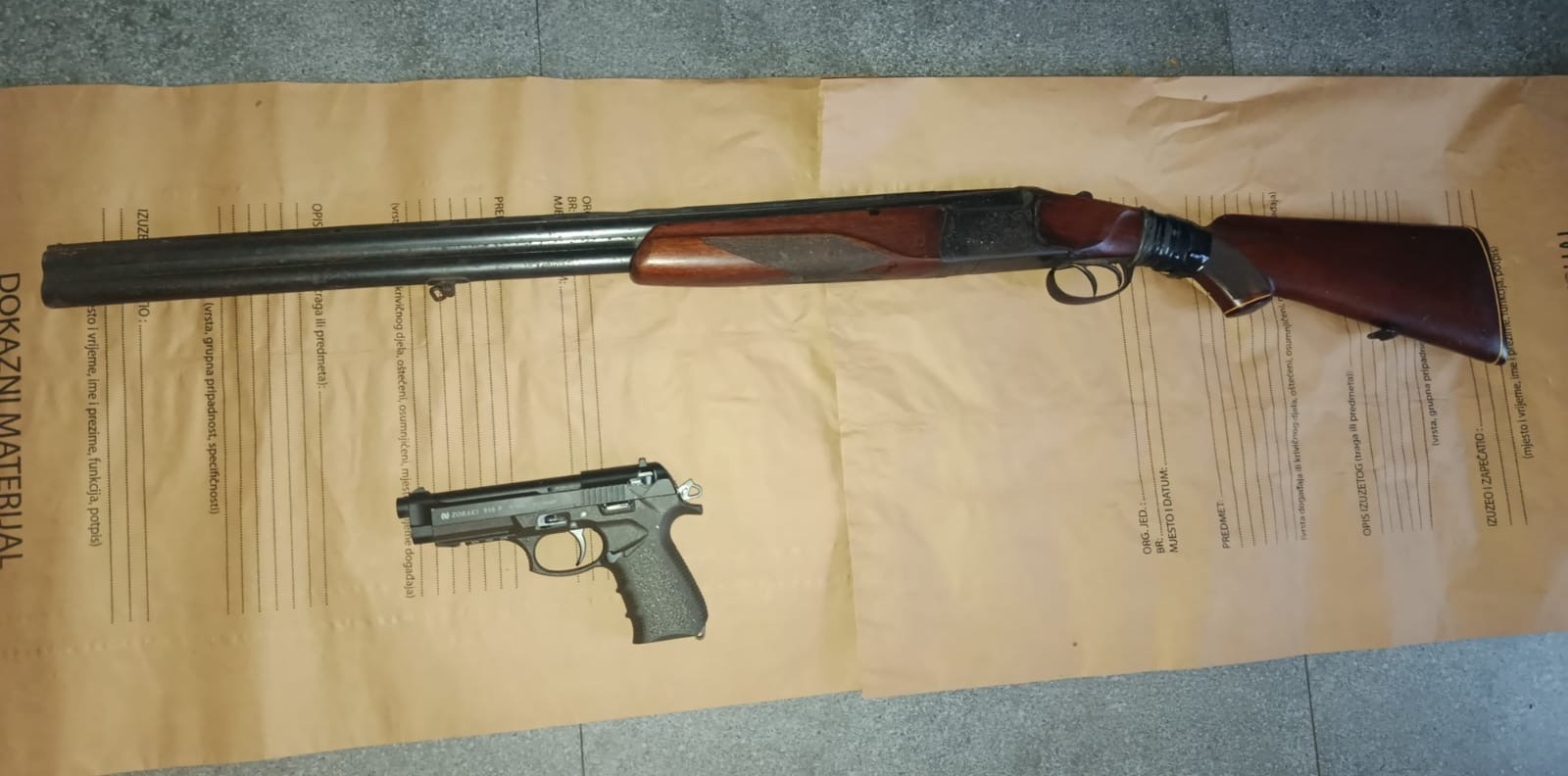 Pretres u Podgorici: Uhapšen muškarac, pronađeni puška i pištolj bez dozvole